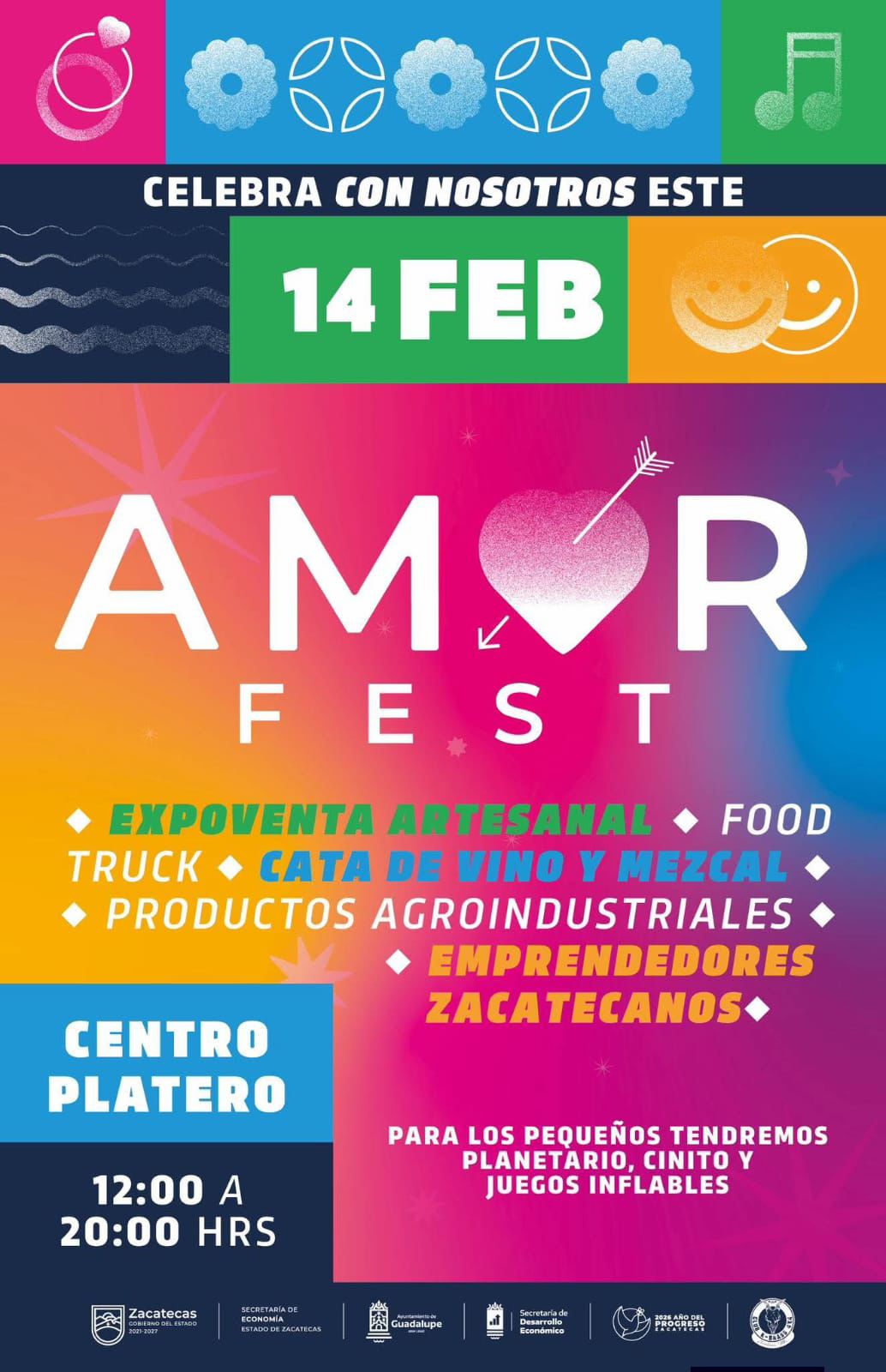 INVITA ZACATECAS A CELEBRAR 14 FEBRERO EN AMOR FEST