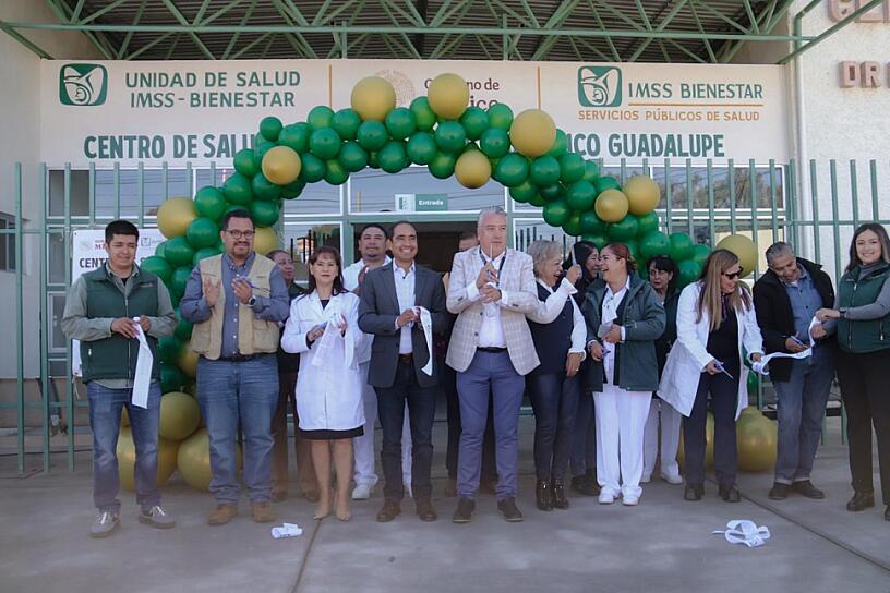 FORTALECE GUADALUPE TRES CENTROS DE SALUD CON PROGRAMA FEDERAL