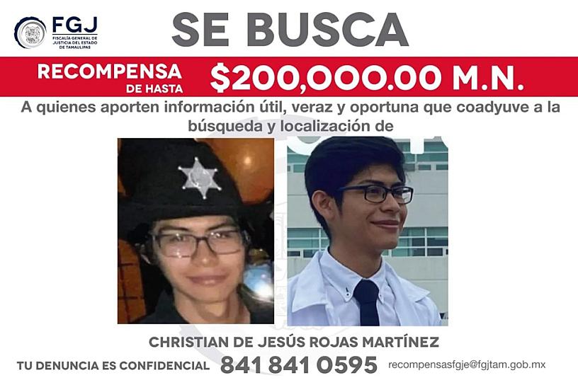 EMITEN ALERTA MIGRATORIA CONTRA CHRISTIAN, AGRESOR DE MELANIE EN TAMAULIPAS