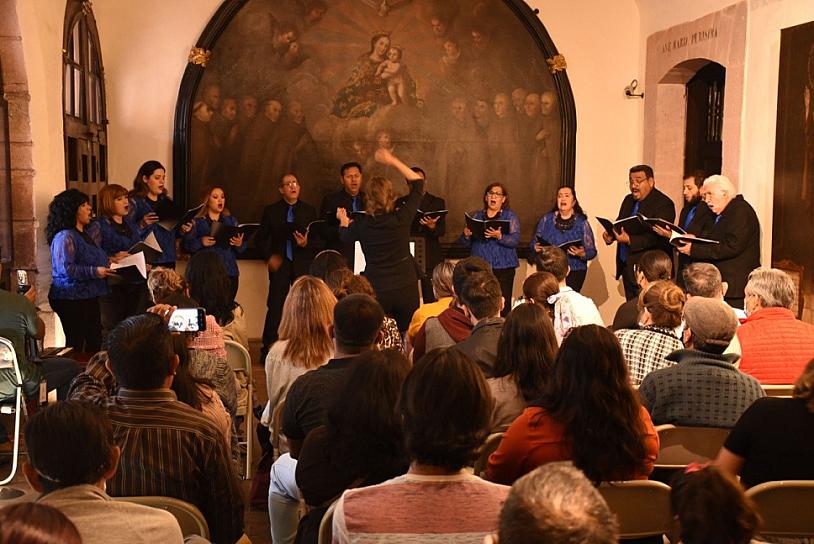 EMOTIVO CONCIERTO DE VOCES, EN EL MUSEO DE GUADALUPE 