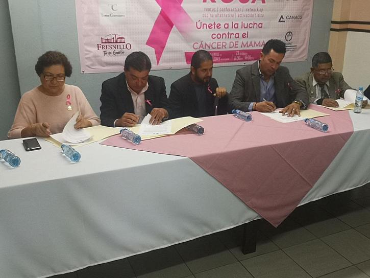 EMPRENDEN COMERCIANTES FRESNILLENSES ACCIONES PARA PREVENIR CÁNCER DE MAMA