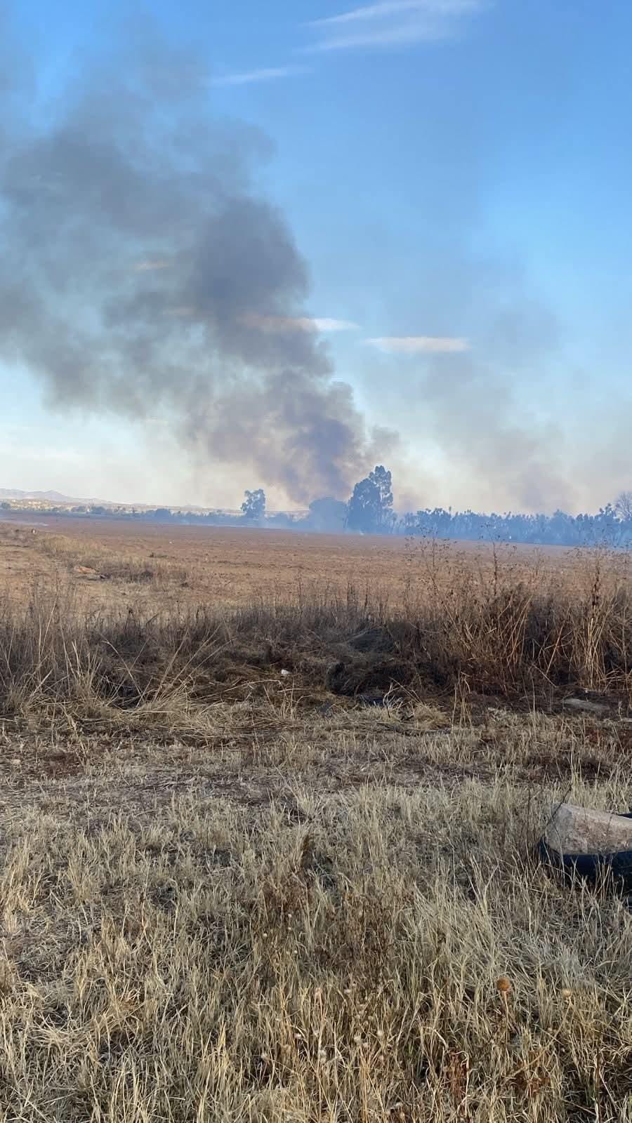 CONTROLAN INCENDIO EN VILLA GONZÁLEZ ORTEGA
