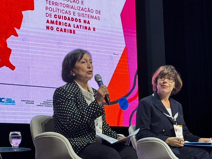 EN BRASIL, AMALIA GARCÍA PRESENTA SU PROPUESTA PARA CREAR EL SISTEMA NACIONAL DE CUIDADOS EN SEMINARIO DE LA ONU