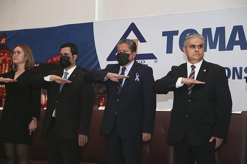 ENCABEZA DMA TOMA DE PROTESTA DE CONSEJO DIRECTIVO DE CANACOZAC