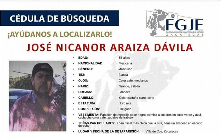 ENCABEZA EDOMEX LISTA CON MÁS CASOS DE PERSONAS DESAPARECIDAS