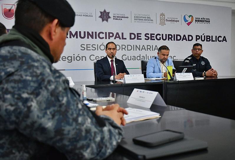 Encabeza Pepe Saldívar Sesión del Consejo Intermunicipal de Seguridad Pública Región Centro
