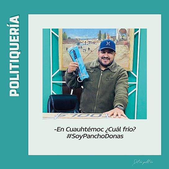 -En Cuauhtémoc ¿Cuál frío? #SoyPanchoDonas