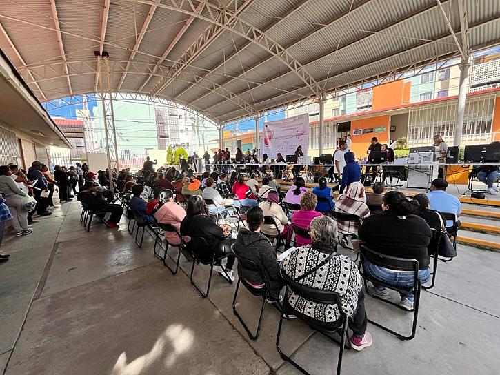 EN EL MINERAL, INSTALAN MÓDULO GRATUITO DEL REGISTRO CIVIL