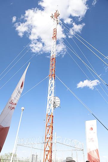 EN FUNCIONAMIENTO, ANTENA DE INTERNET EN EL SALVADOR 