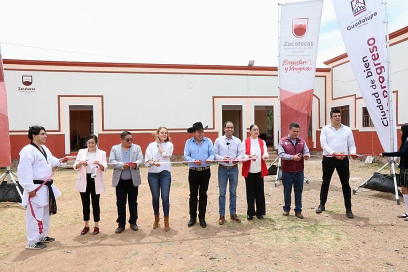 EN GUADALUPE, INAUGURAN CENTRO INTEGRADOR DEL BIENESTAR