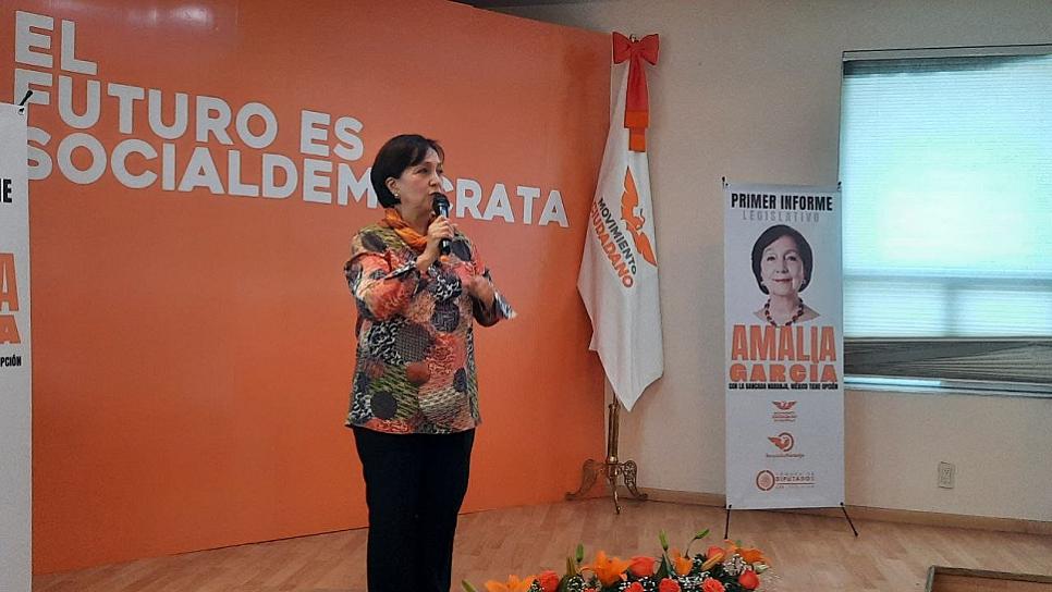 EN LAS COSAS EN QUE VALE LA PENA CAMINAR JUNTOS, CAMINAREMOS: AMALIA GARCÍA