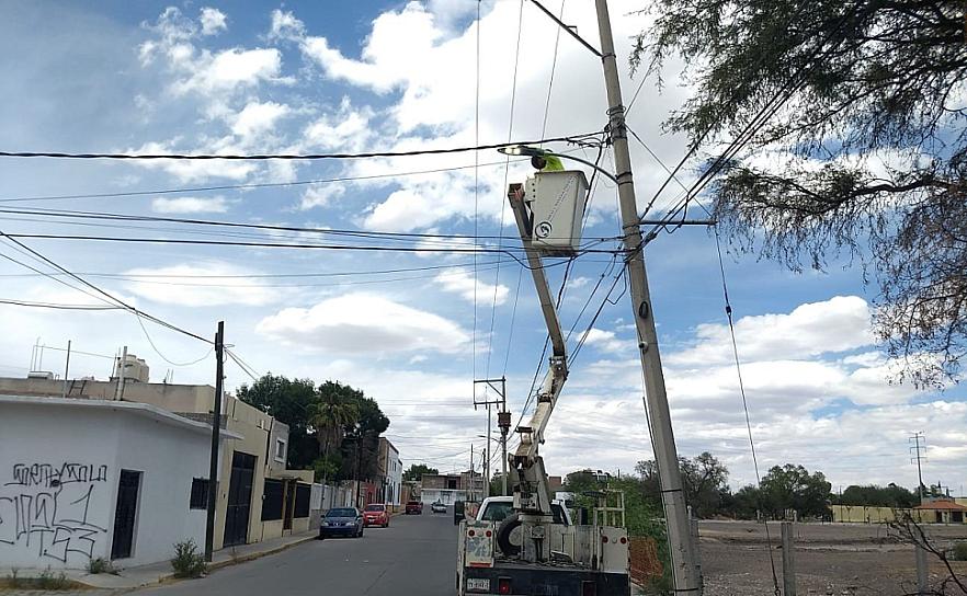 EN LO QUE VA DEL 2023, REPONEN 439 LÁMPARAS EN JEREZ