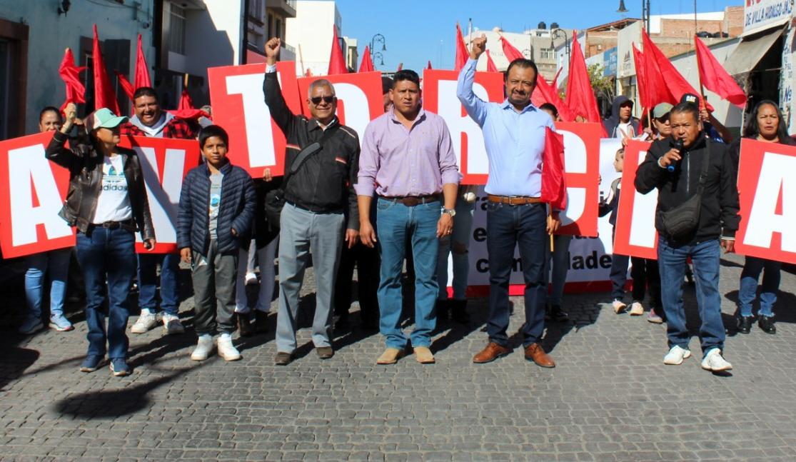 MARCHA ANTORCHA EN GUADALUPE Y ENTREGA PLIEGO 2026