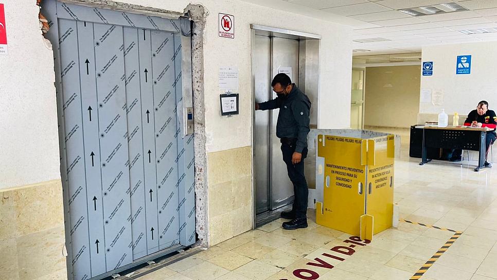 EN REPARACIÓN ELEVADORES Y CALDERAS DEL ISSSTE