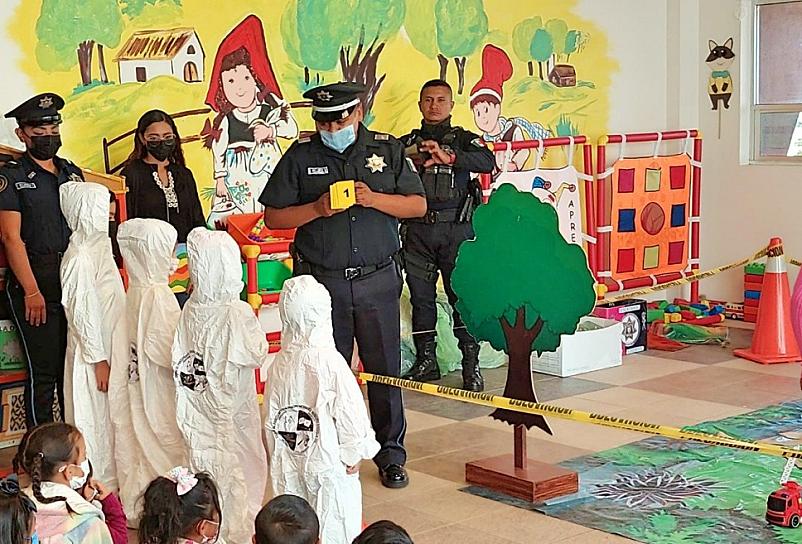 ENSEÑAN A INFANTES CÓMO ACTUAR ANTE SITUACIONES DE RIESGO 