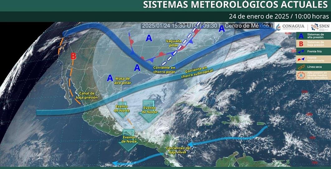 Entra nuevo frente frío este fin de semana