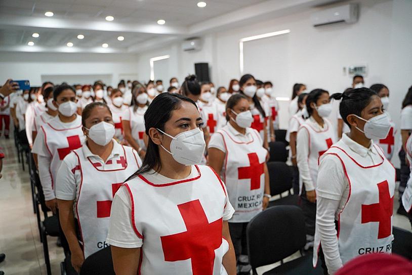 ENTREGA ALCALDE CHEQUE POR 307 MIL PESOS A LA CRUZ ROJA