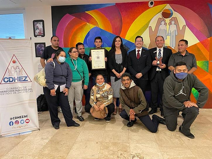ENTREGA CDHEZ DISTINTIVO DE INCLUSIÓN LABORAL PARA PERSONAS CON DISCAPACIDAD 2022