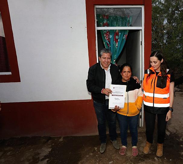 ENTREGA DAVID MONREAL APOYOS DEL PROGRAMA CONSTRUYENDO BIENESTAR