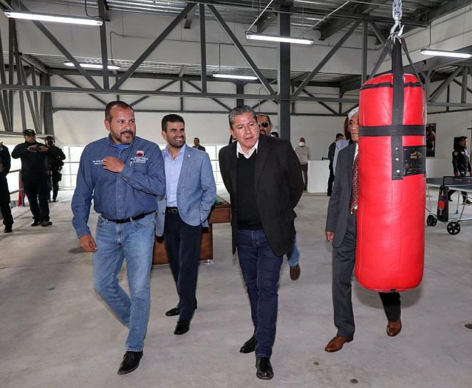 ENTREGA DMA GIMNASIO A LAS CORPORACIONES DE LA SSP