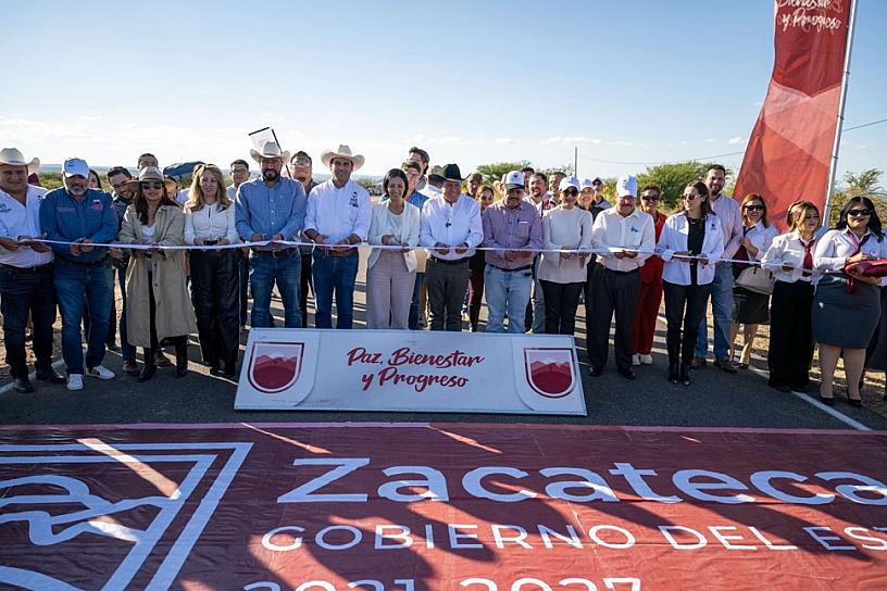 ENTREGA GOBERNADOR REHABILITACIÓN DEL TRAMO JUAN ALDAMA-GENERAL JUAN JOSÉ RÍOS
