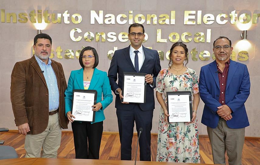 ENTREGA INE NOMBRAMIENTOS A NUEVAS CONSEJERÍAS EL IEEZ