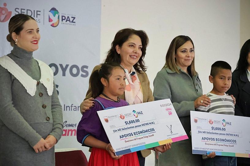 ENTREGAN 190 APOYOS ECONÓMICOS A INFANCIAS DE ATENCIÓN PRIORITARIA 