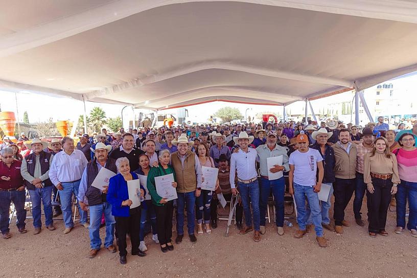ENTREGAN 197 APOYOS A CAMPESINOS DE GUADALUPE