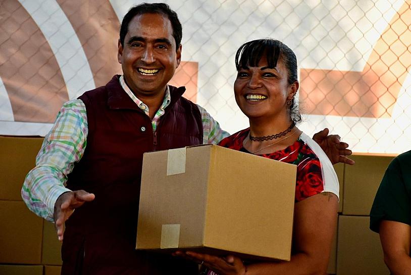 ENTREGAN APOYOS ALIMENTARIOS A MÁS DE 7 MIL FAMILIAS EN GUADALUPE 
