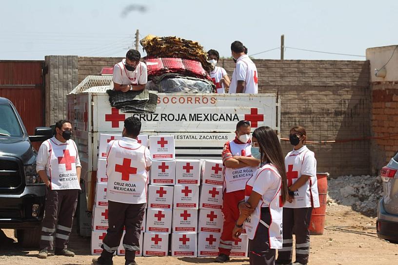 ENTREGAN APOYOS ALIMENTARIOS EN LA COMUNIDAD BOQUILLA DE ARRIBA