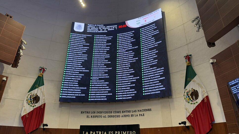 APRUEBA SENADO REDUCCIÓN DE LA JORNADA LABORAL A 40 HORAS SEMANALES