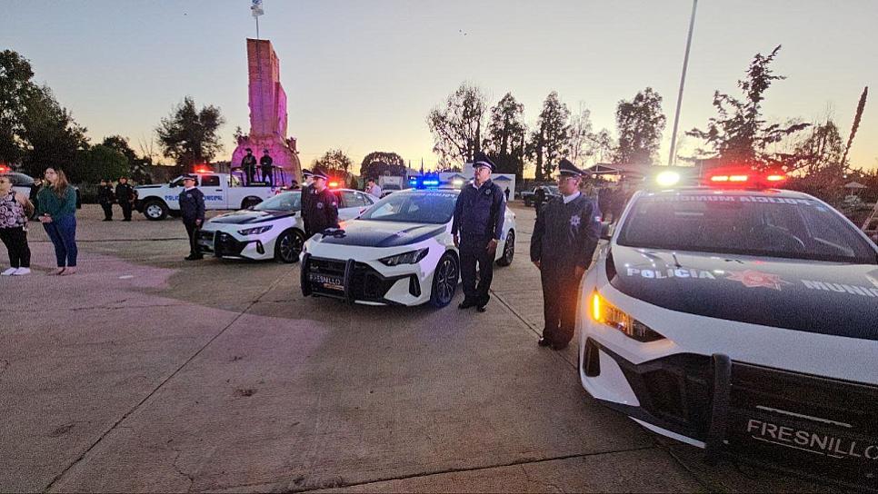 Entregan patrullas a la SSP en Fresnillo