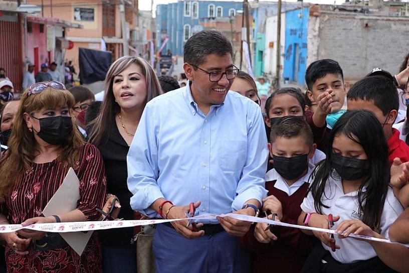 ENTREGA SAÚL MONREAL REHABILITACIÓN DE LA CALLE 20 DE NOVIEMBRE