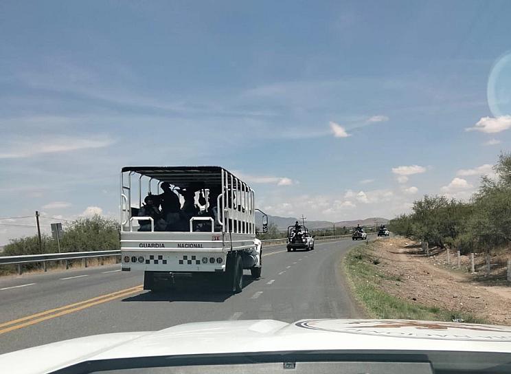 ENVÍAN TROPAS DE SEGURIDAD A SAIN ALTO 