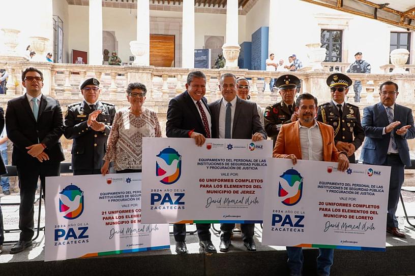 EQUIPA GOBERNADOR A CORPORACIONES DE SEGURIDAD