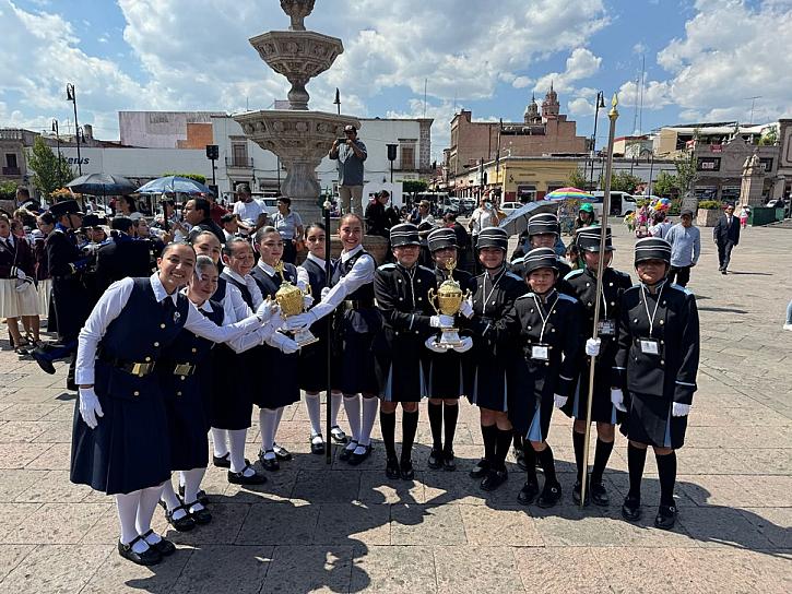 Escoltas de Guadalupe se coronan campeonas en certamen nacional