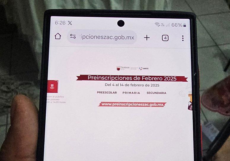  Inician preinscripciones en Fresnillo; esperan 14 mil registros