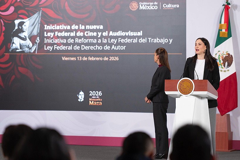 ANUNCIA CLAUDIA SHEINBAUM LEYES PARA CINE Y DOBLAJE