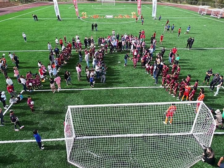 ESTRENAN EN GUADALUPE CANCHA REHABILITADA