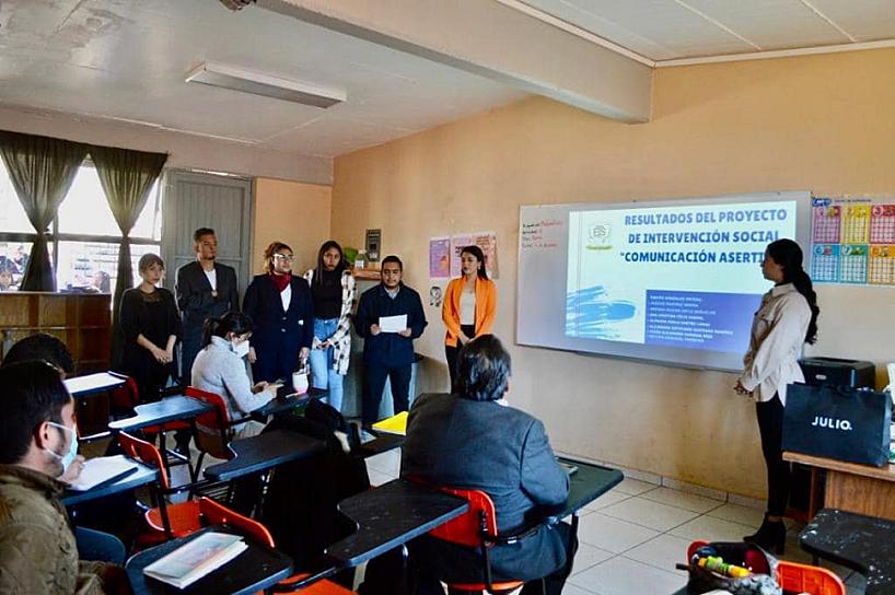 ESTUDIANTES DE TRABAJO SOCIAL CONCLUYEN CON PRÁCTICAS COMUNITARIAS