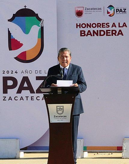 ES ZACATECAS UN ESTADO ENCAMINADO A LA PAZ: DAVID MONREAL