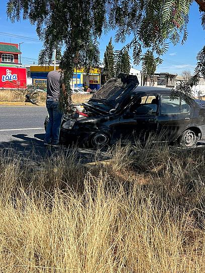 Exceso de velocidad provoca accidente en Guadalupe