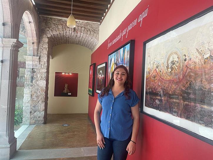 EXHIBE ELI CUEVAS SU ARTE ABSTRACTO