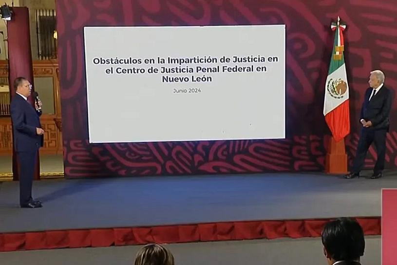 EXHIBEN IRREGULARIDADES EN CENTRO DE JUSTICIA PENAL DE NL