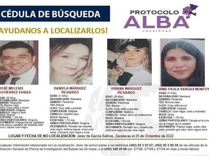 EXIGEN A LA COMISIÓN NACIONAL DE BÚSQUEDA CELERIDAD EN LOCALIZACIÓN DE PERSONAS DESAPARECIDAS EN ZACATECAS