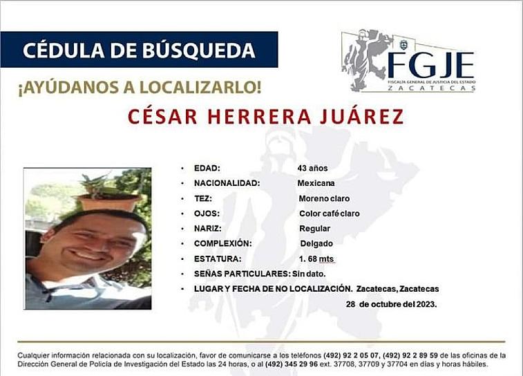 EXIGEN BÚSQUEDA PARA LOCALIZAR A MÉDICO DESAPARECIDO EN TLALTENANGO 