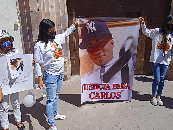 EXIGEN JUSTICIA PARA CARLOS; JOVEN ASESINADO EN LA GONZÁLEZ ORTEGA 