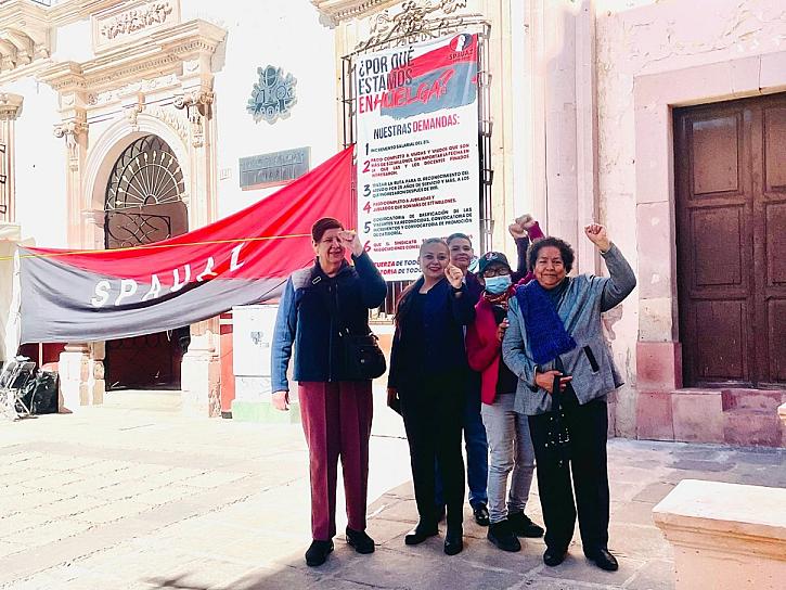 Exige SPAUAZ firma de documentos para someter a plebiscito el levantamiento de huelga