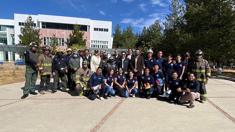 EXITOSO, SIMULACRO POR CONATO DE INCENDIO EN CAMPUS UAZ SIGLO XXI 