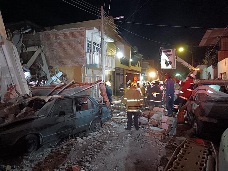 EXPLOTA TANQUE DE GAS EN CALVILLO; HAY UN MUERTO Y VARIOS HERIDOS